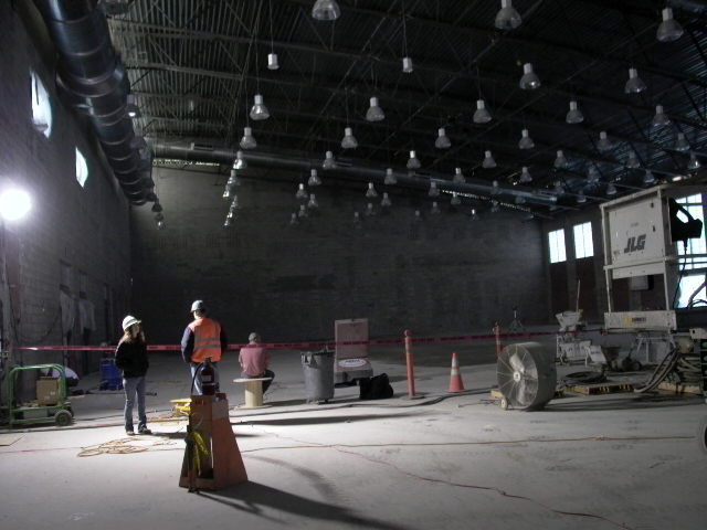 New gyms- looking west
